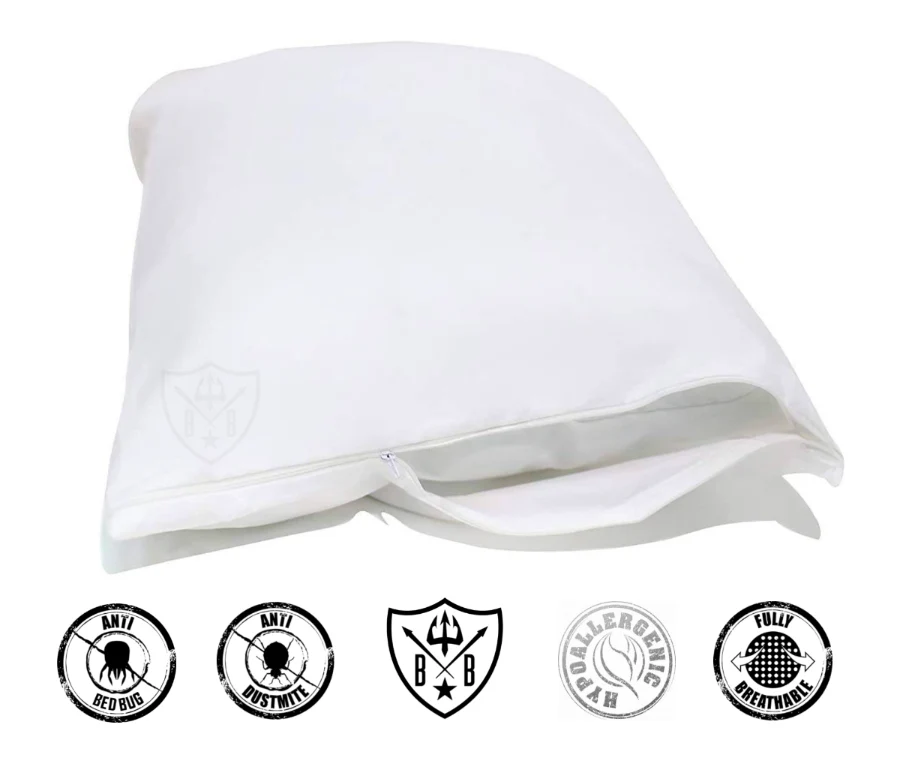 100% Cotton Dust Mite Pillow Protector & Encasement | Standard/Queen | AU - Image 3
