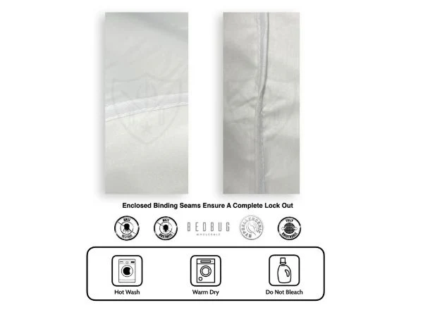 Cot Mattress Protector | Cotton | Zippered Encasement - Image 7