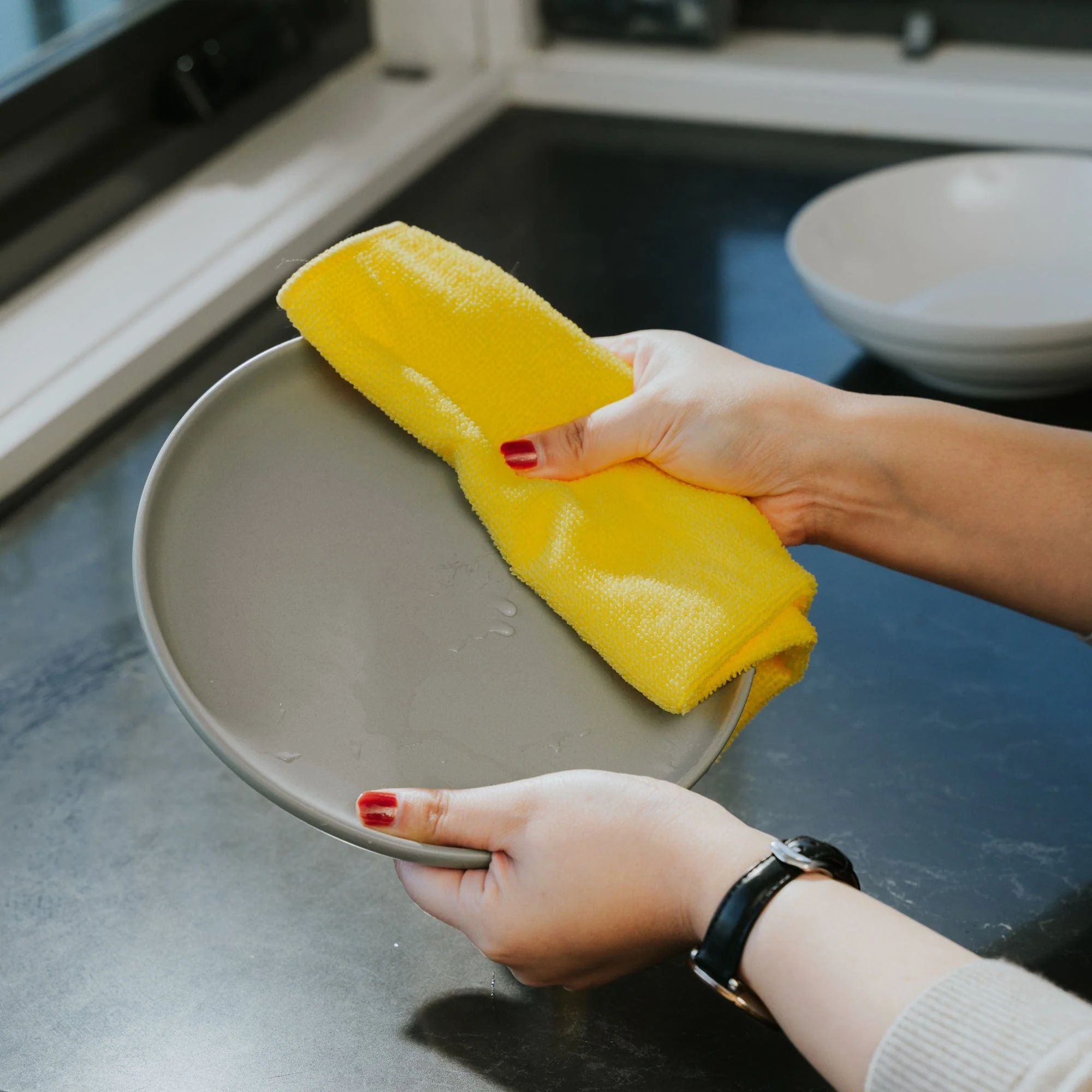Smart Microfibre Dusting Super Absorbent Kitchen Cloths 10PK Spiffy 40cm - Image 3