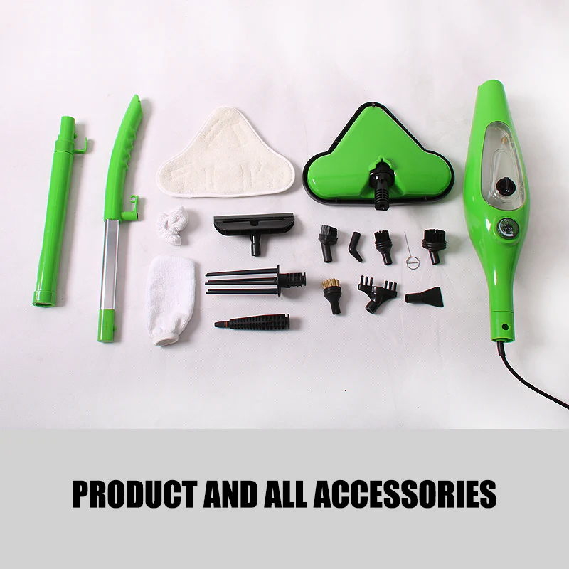 12-in-1 Foldable Handheld Steam Mop & Carpet Cleaner - Image 13