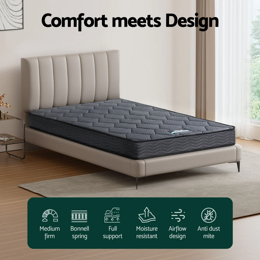 Giselle Bedding | Bonnell Spring Mattress | 16cm | King Single - Image 4