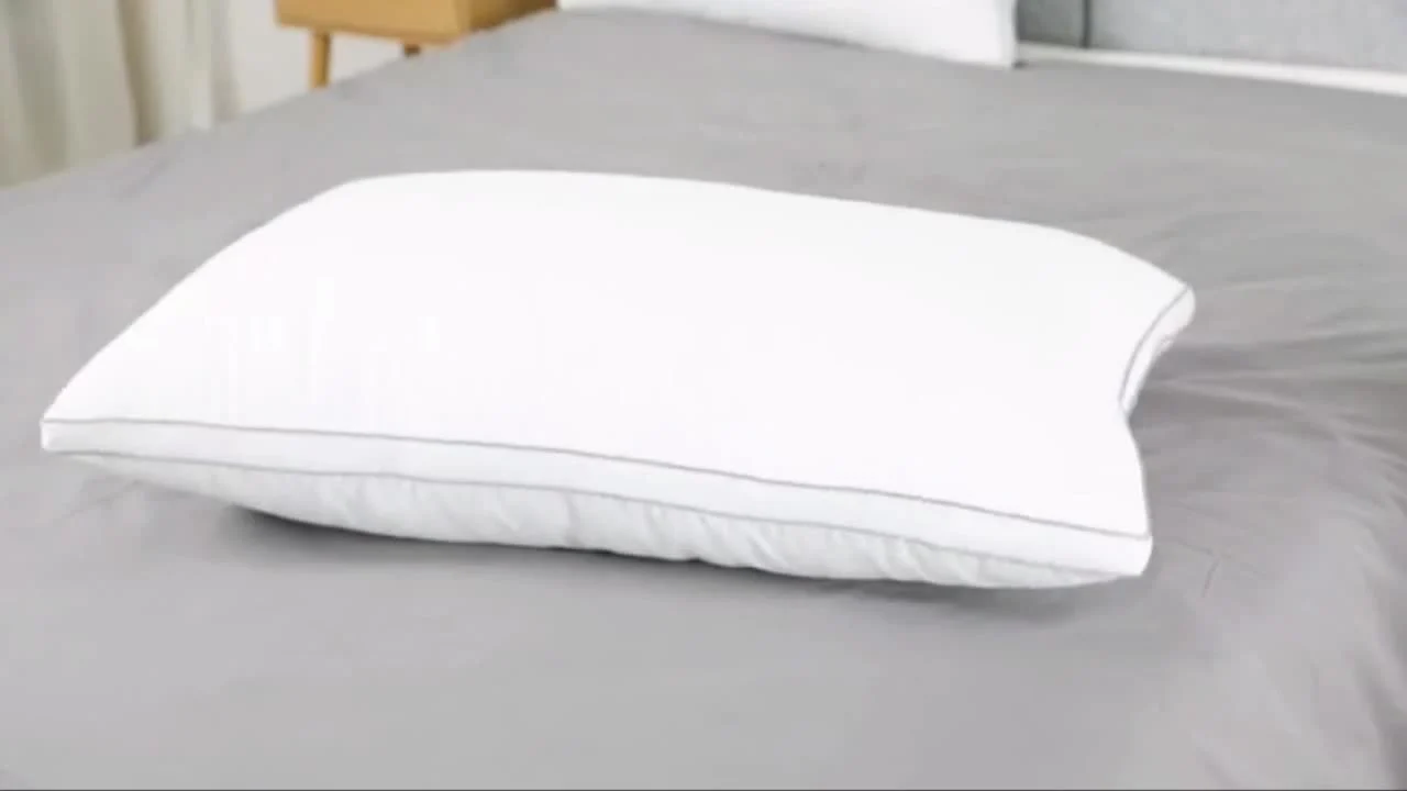 King Size Cotton Pillow Twin Pack with Free Pillowcases | 1100gsm - Image 2