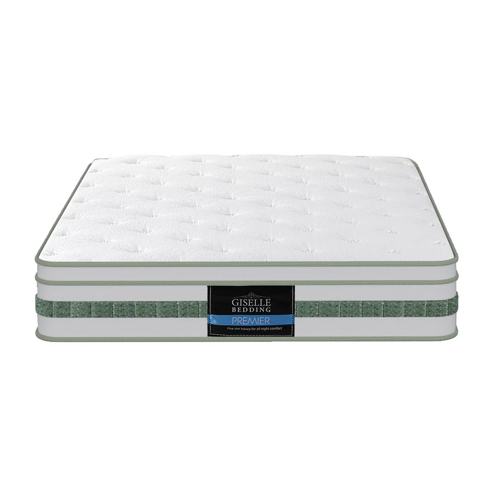 Giselle Bedding | Green Tea Pocket Spring Mattress | 20cm | King Single - Image 5