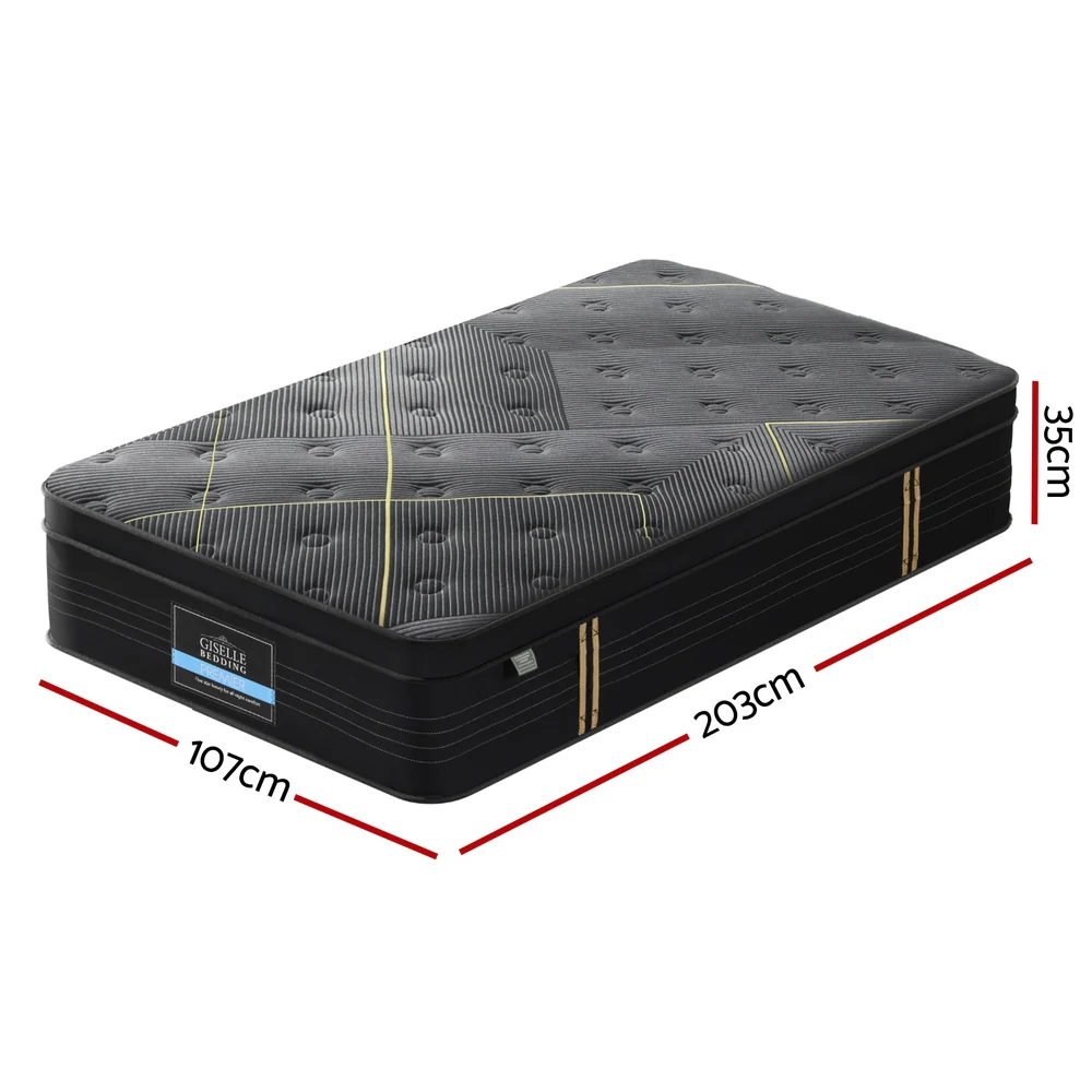 Giselle Bedding | Midnight Series Hybrid Mattress | 35cm | King Single - Image 3