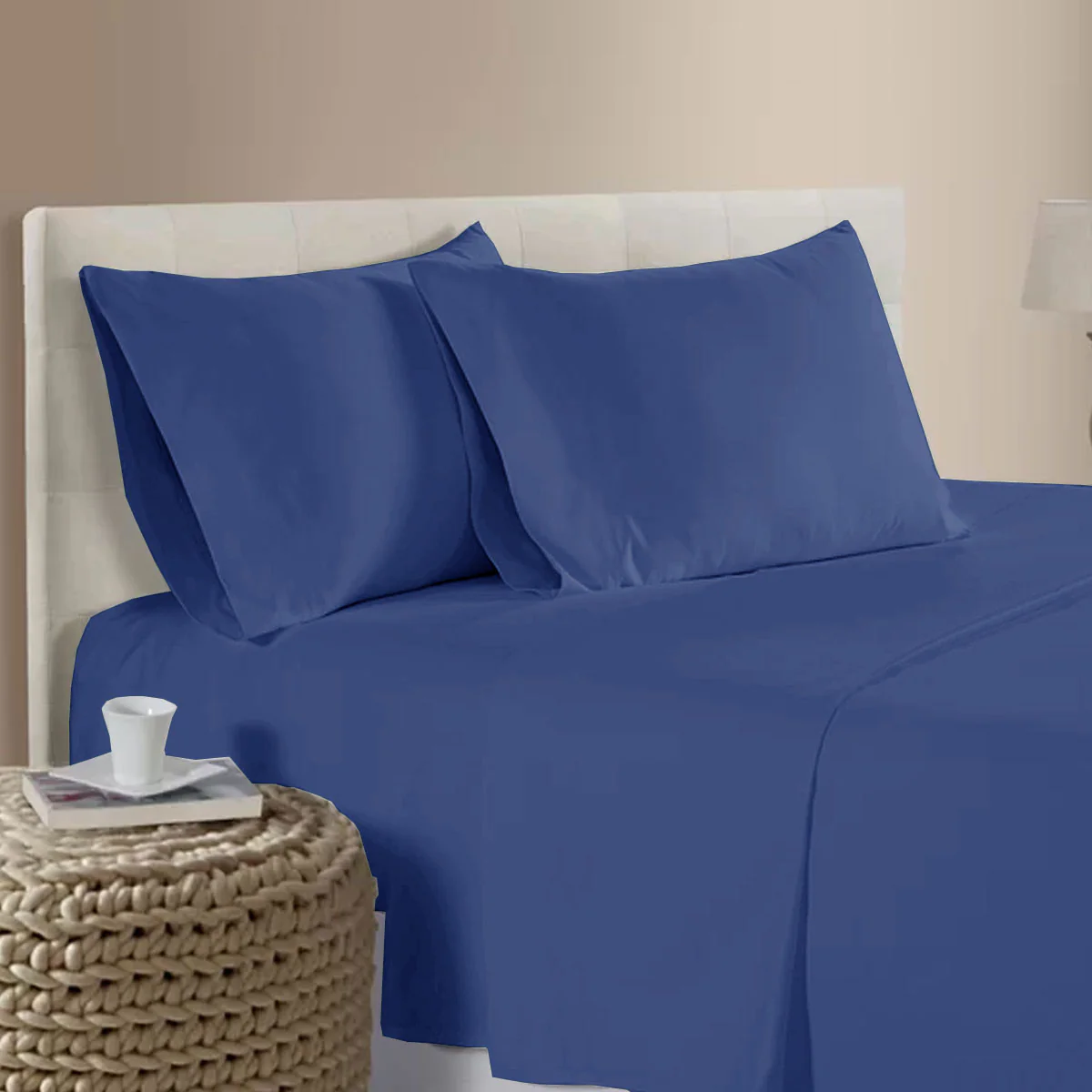 Bamboo Cotton Sheet Set | 400TC | Queen | Blue