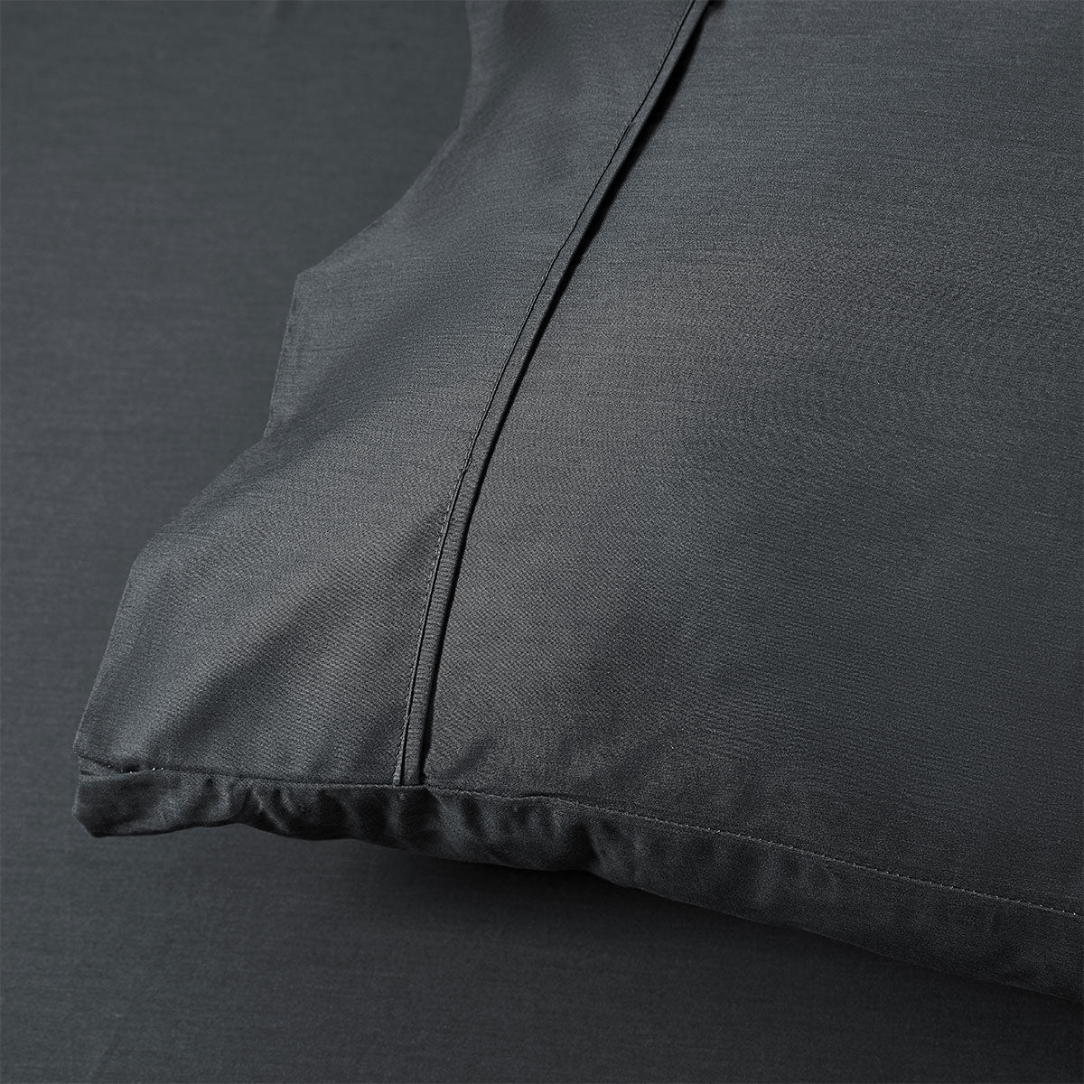 Accessorize | Bamboo Cotton Sheet Set | 400TC | Double | Charcoal - Image 4