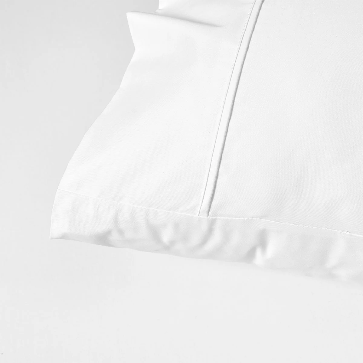 Accessorize 400TC White Bamboo Cotton Sheet Set 40cm Wall King Single - Image 4