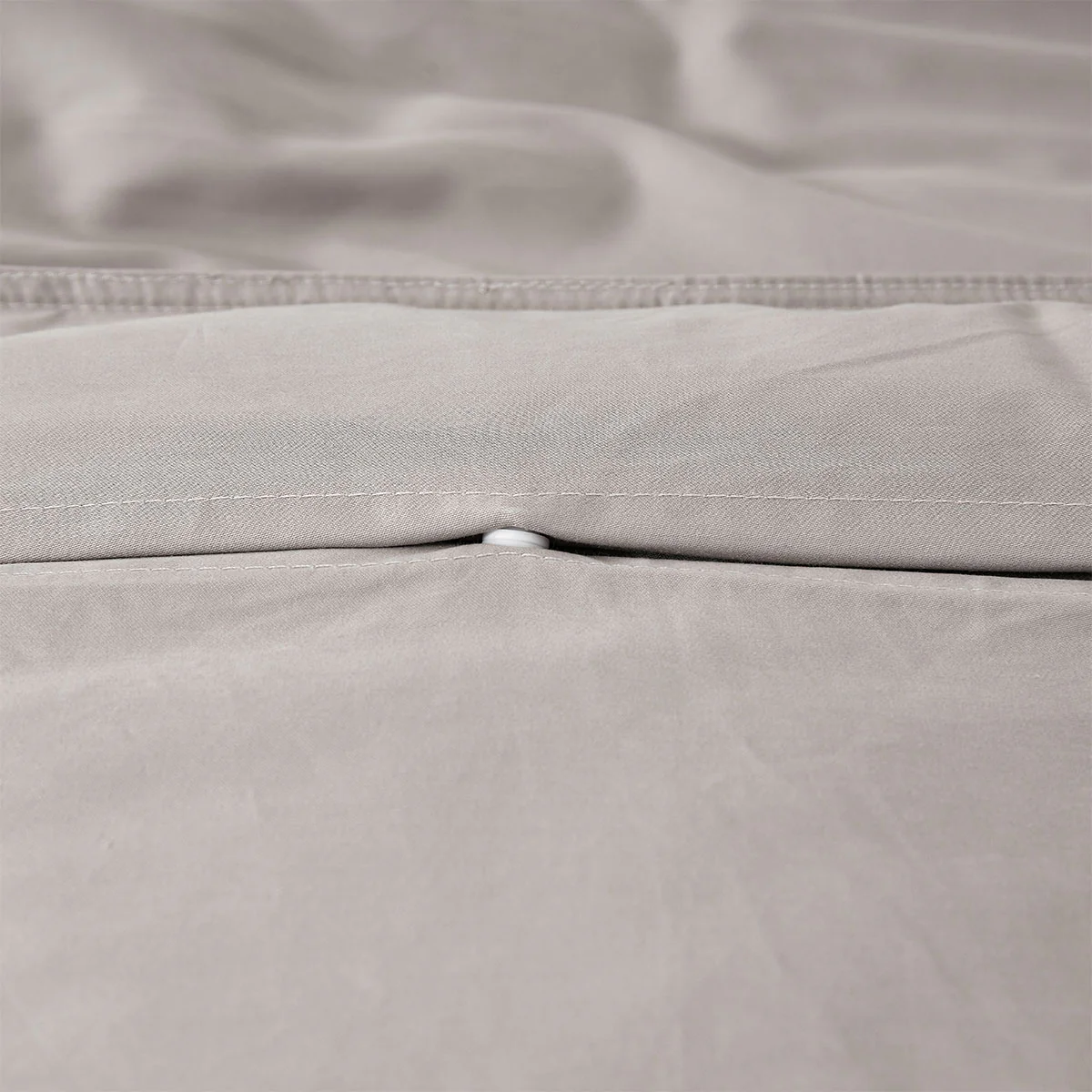 Accessorize | Bamboo Cotton Quilt Cover Set | 400TC | Single | Stone - Image 4