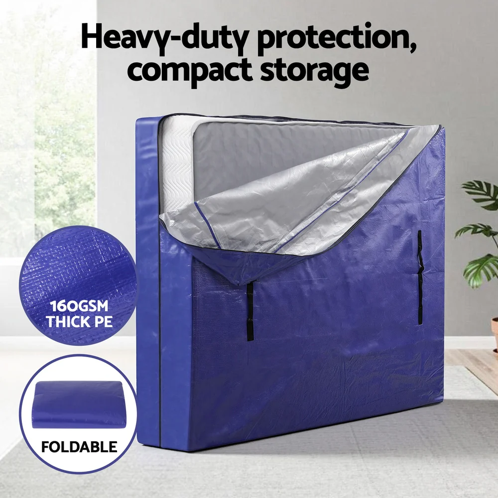 Double Mattress Storage & Moving Bag | Waterproof Dust Cover Protector - Image 5