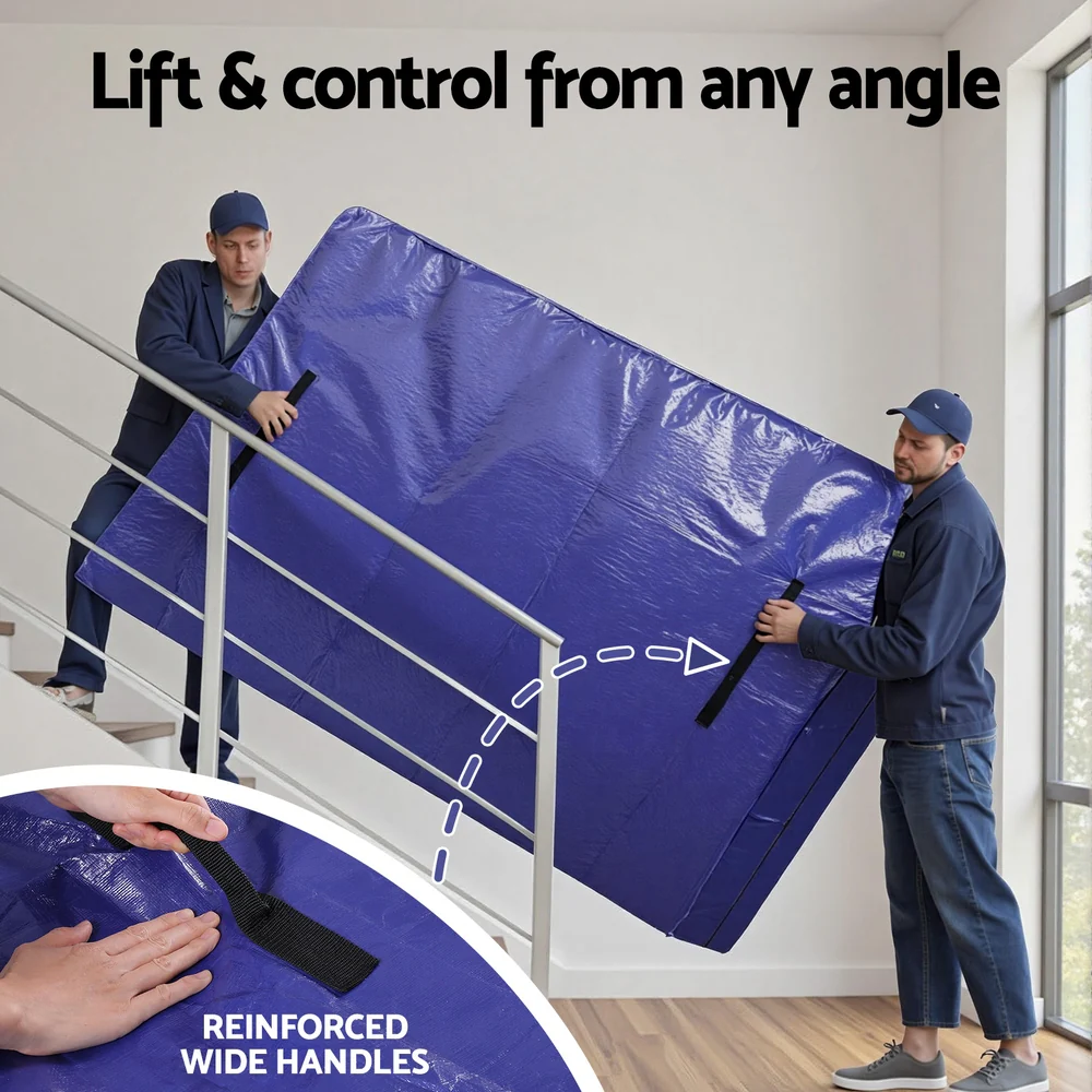 Double Mattress Storage & Moving Bag | Waterproof Dust Cover Protector - Image 6