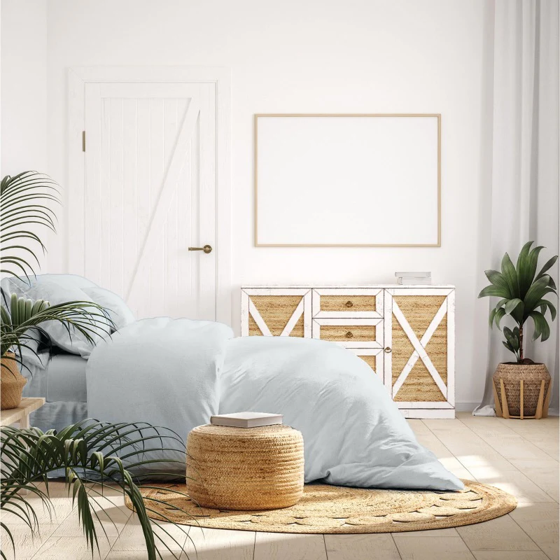 Royal Comfort | Bamboo Cotton Quilt Cover Set | 1000TC | King | Cool Grey - Image 3