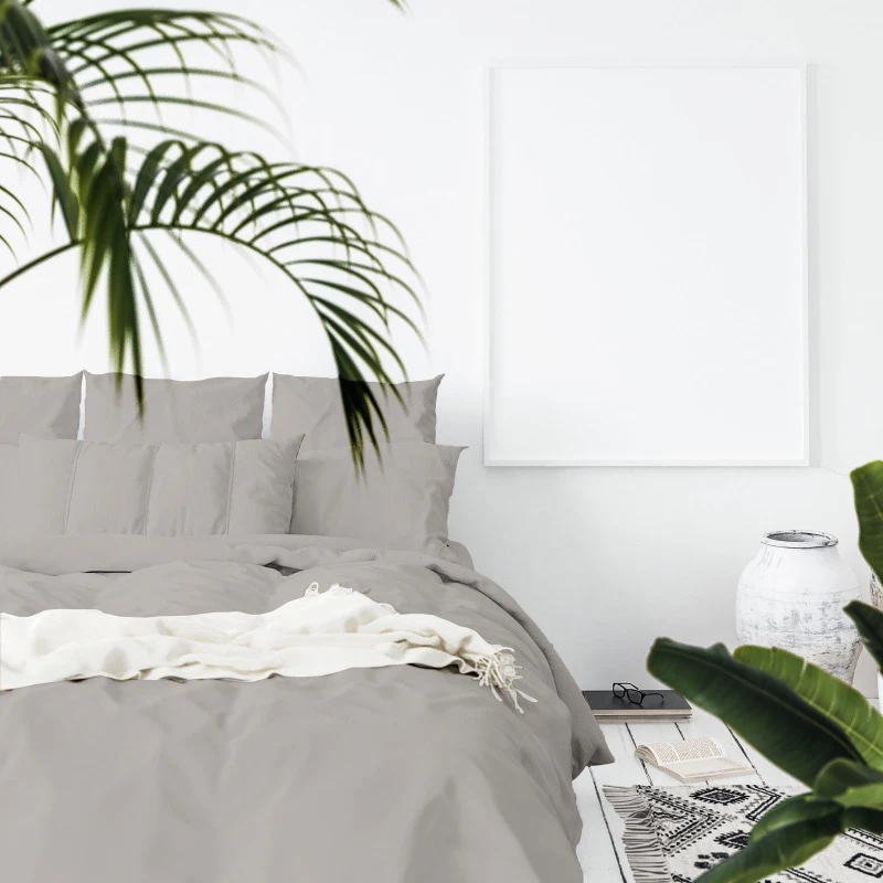 Royal Comfort | Bamboo Cotton Quilt Cover Set | 1000TC | King | Dove - Image 5