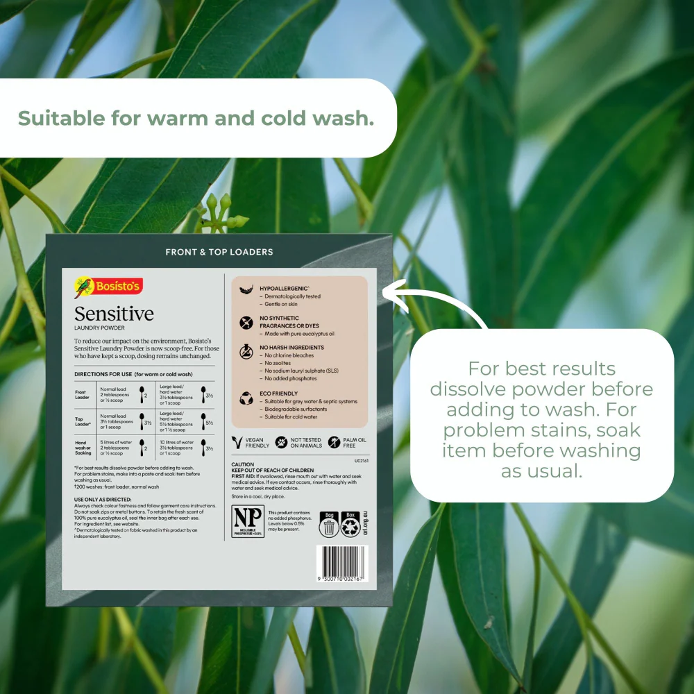 Bosisto’s 6kg Eucalyptus Laundry Refill - Image 8