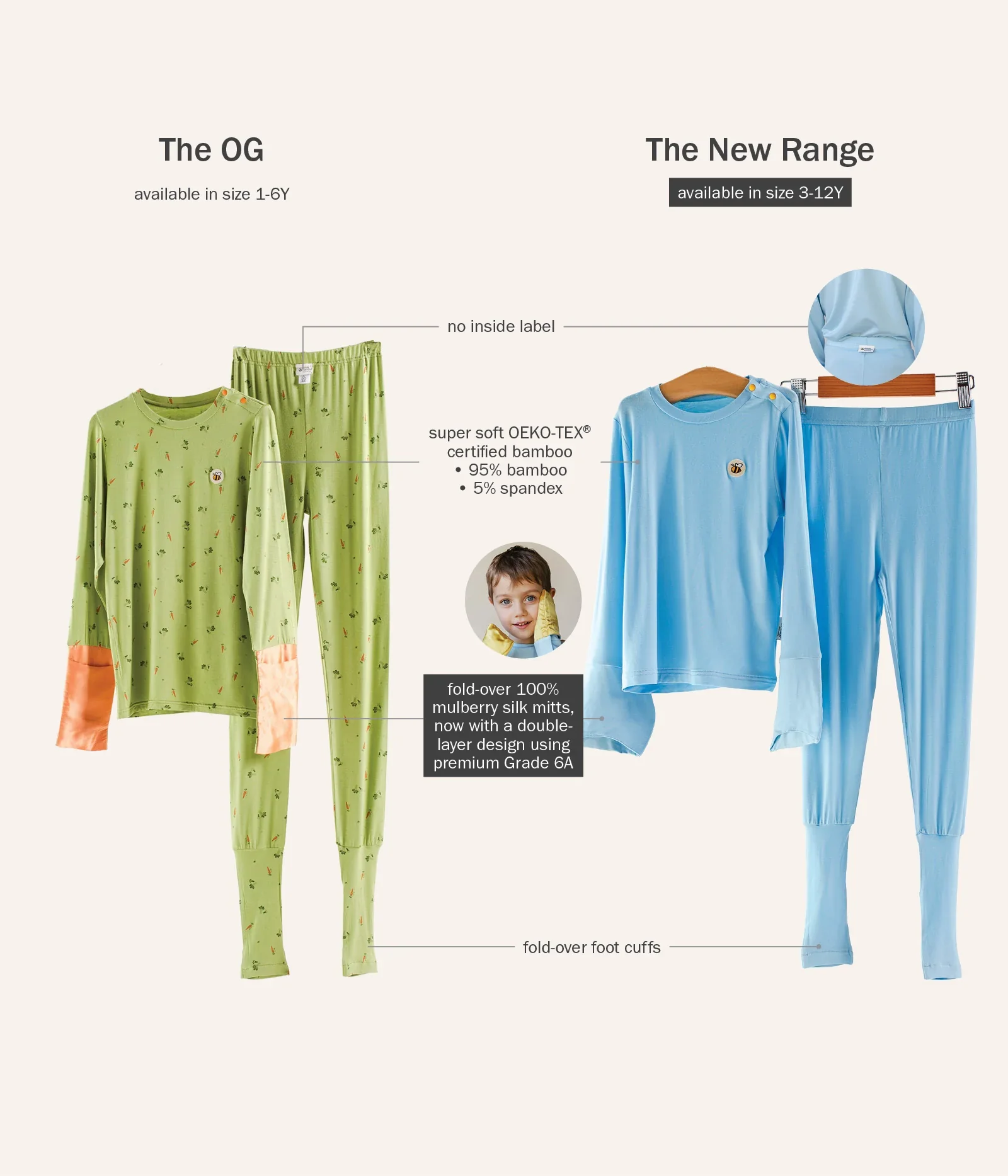 COMFORT Organic Bamboo Long Sleeved Top & Bottom Set - Image 12