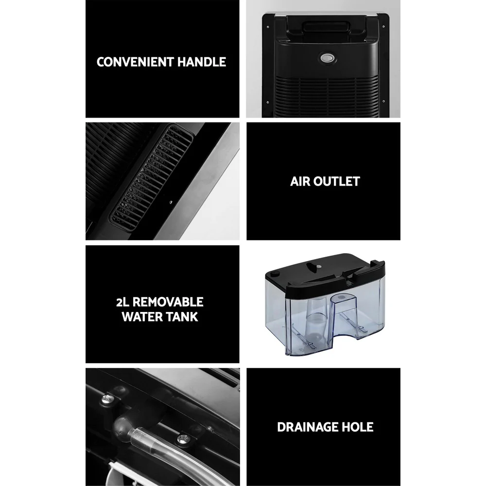 Devanti DH-002 2L Compact Dehumidifier — Black | AU - Image 7