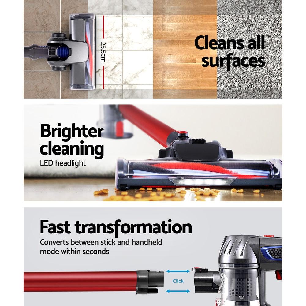Devanti Bagless Handheld Vacuum Cleaner - Image 4