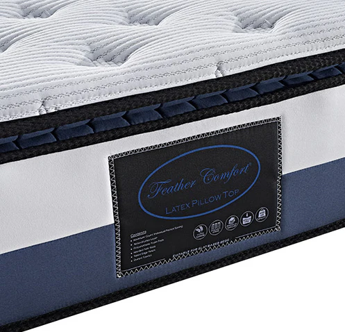 Giselle Bedding | Latex Pillow Top Pocket Spring Mattress | 28cm | Double - Image 7