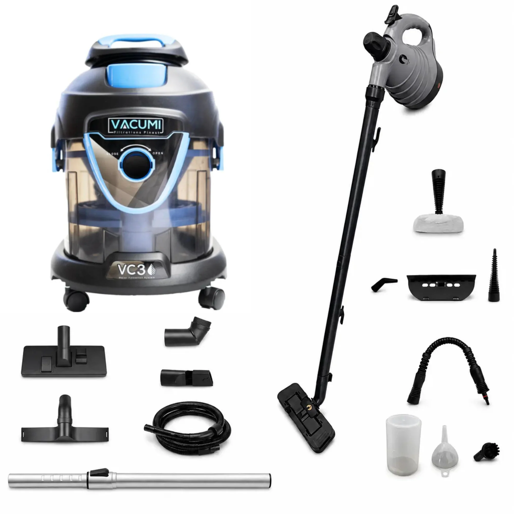 Dust Mite Cleaning Bundle | Water Filter Vacuum & Steam Cleaner