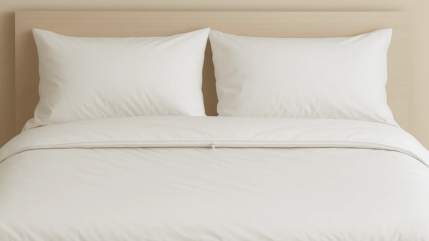 Dust Mite Covers for Bed Complete Set | 100% Cotton | DOUBLE SIZE | 25cm Mattress - Image 6