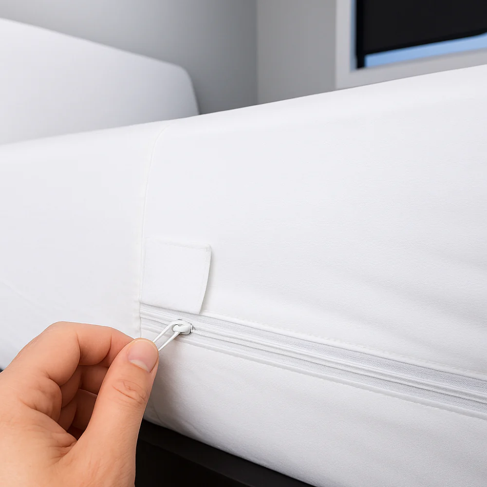 Dust Mite Covers for Bed Complete Set | Waterproof | QUEEN SIZE | 18-24 cm Mattress - Image 4