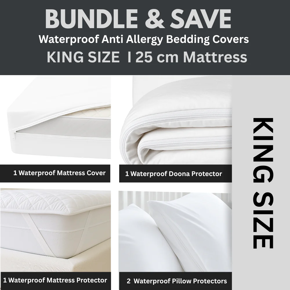 Dust Mite Bedding Protection Set | Waterproof | King - Image 10