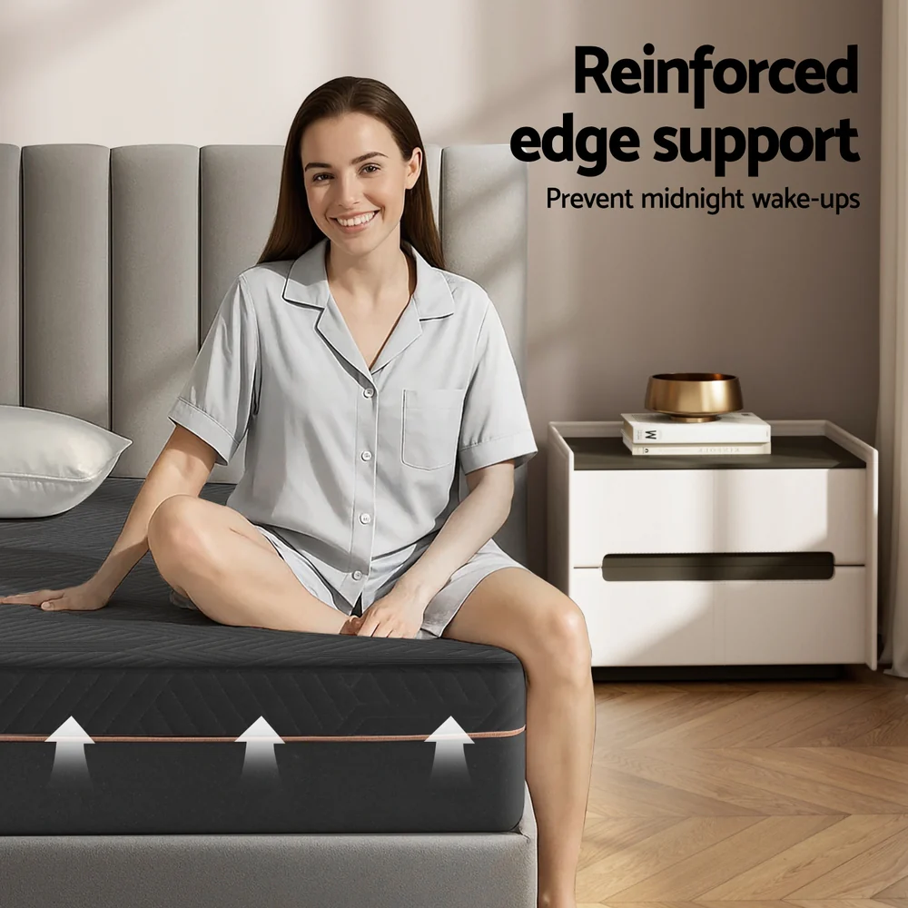 Giselle Bedding | Green Tea & Cool Gel Memory Foam Mattress | 18cm | King Single - Image 10