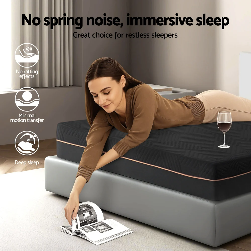 Giselle Bedding | Green Tea & Cool Gel Memory Foam Mattress | 18cm | King Single - Image 9