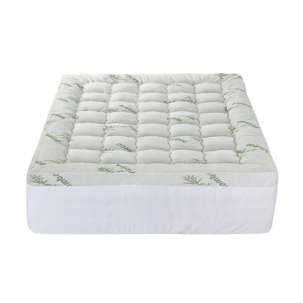 Giselle Bedding | Bamboo Cover Pillowtop Mattress Topper | 11cm | Queen - Image 4