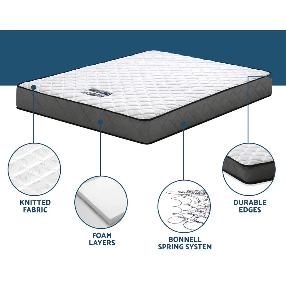 Giselle Bedding | Bonnell Spring Mattress | 16cm | Single - Image 4