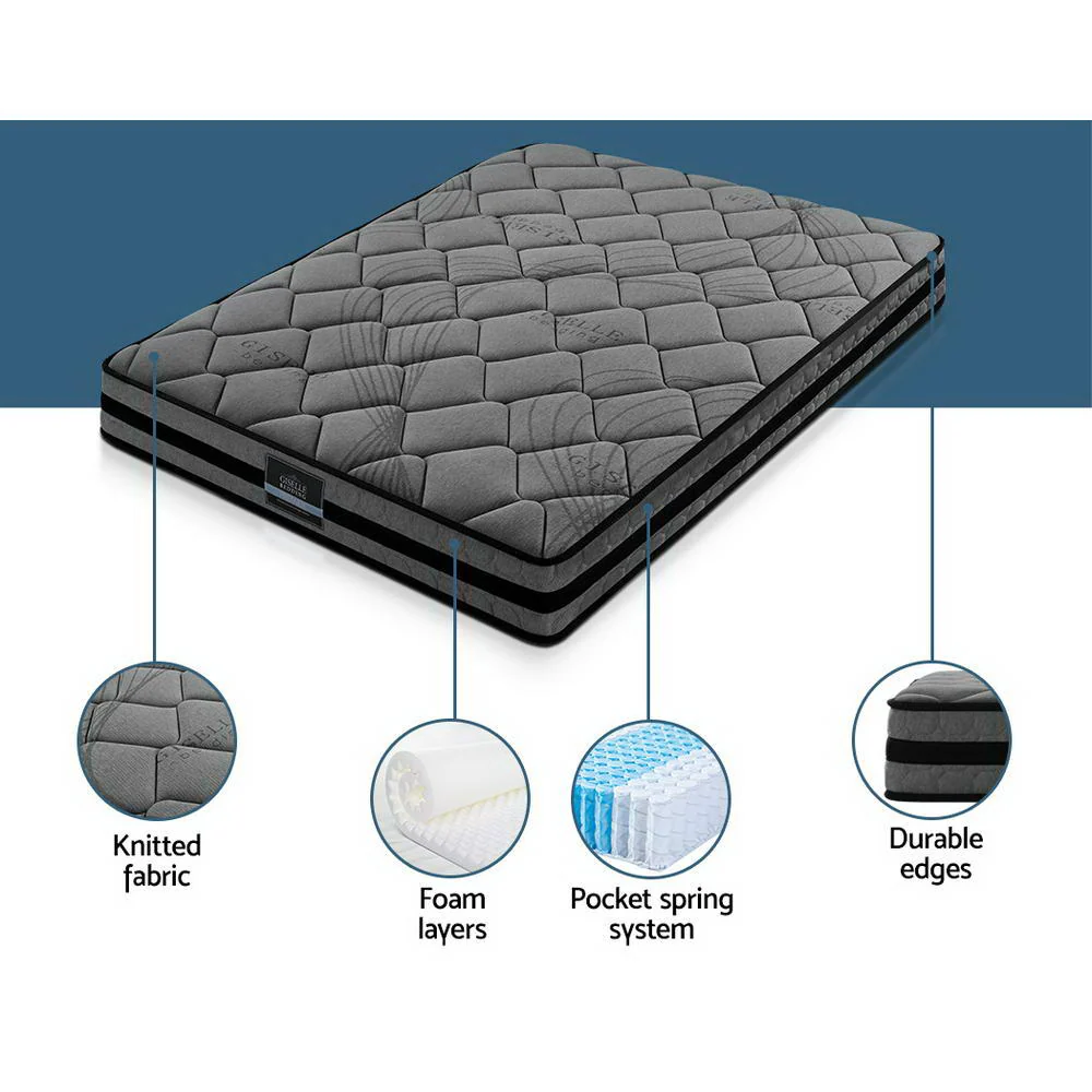 Giselle Bedding | Pocket Spring Mattress | 22cm | Double - Image 4