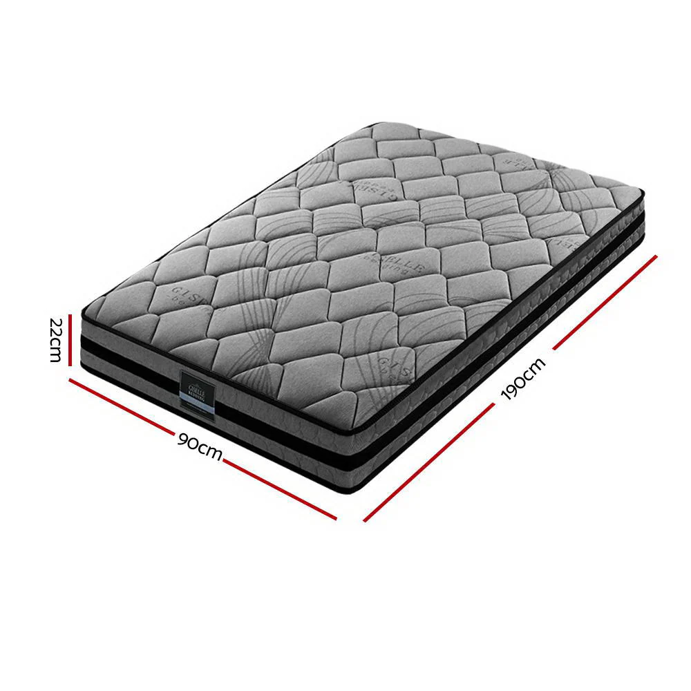 Giselle Bedding | Pocket Spring Mattress | 22cm | Single - Image 4