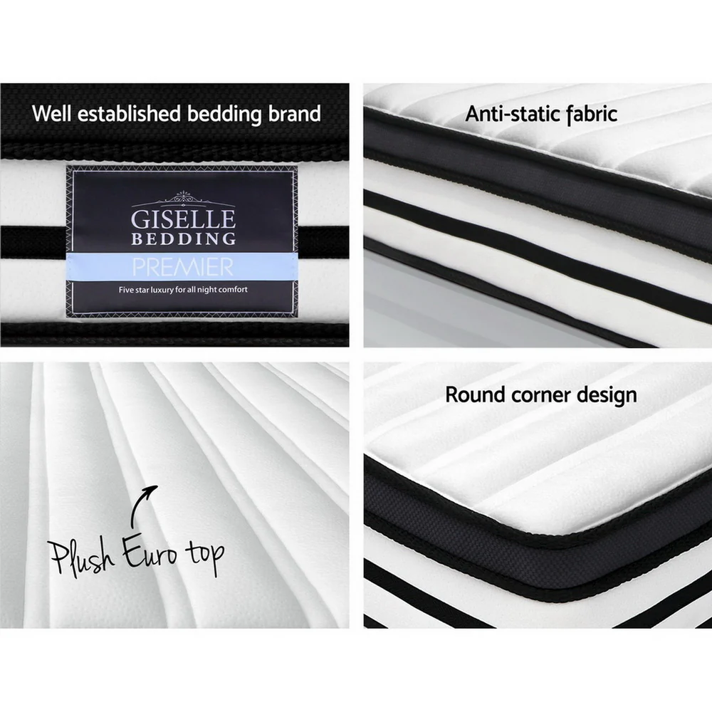 Giselle Bedding | Euro Top Pocket Spring Mattress | 27cm | Double - Image 8