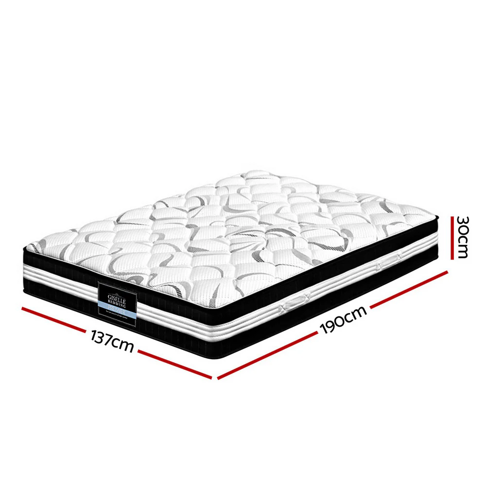 Giselle Bedding | Firm Pocket Spring Mattress | 30cm | Double - Image 3