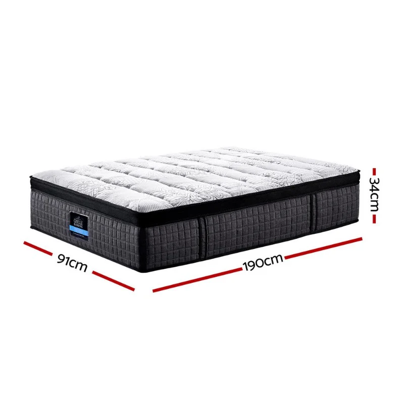 Giselle Bedding | Latex & Pocket Spring Mattress | 34cm | Single - Image 5