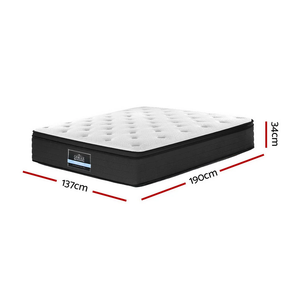 Giselle Bedding | Euro Top Pocket Spring Mattress | 34cm | Double - Image 4
