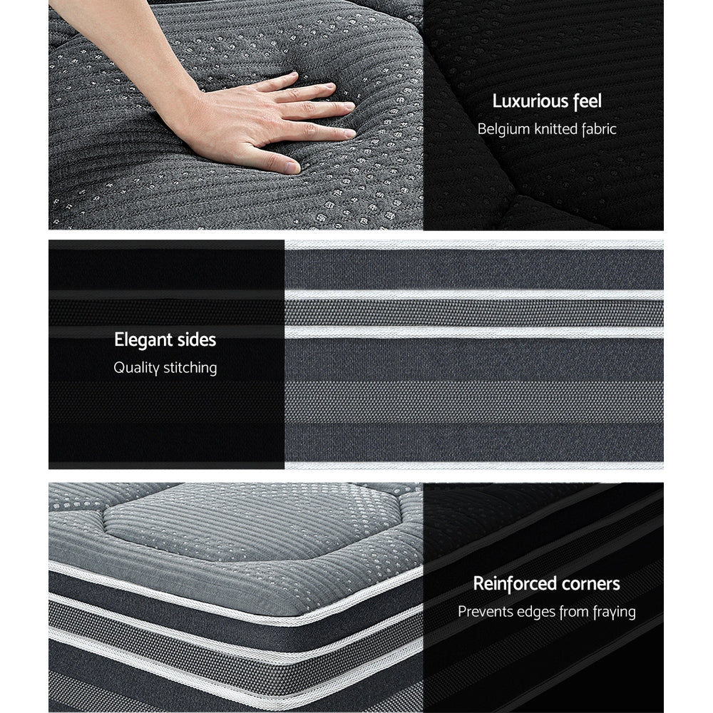 Giselle Bedding | Dual Euro Top Pocket Spring Mattress | 35cm | Queen - Image 6