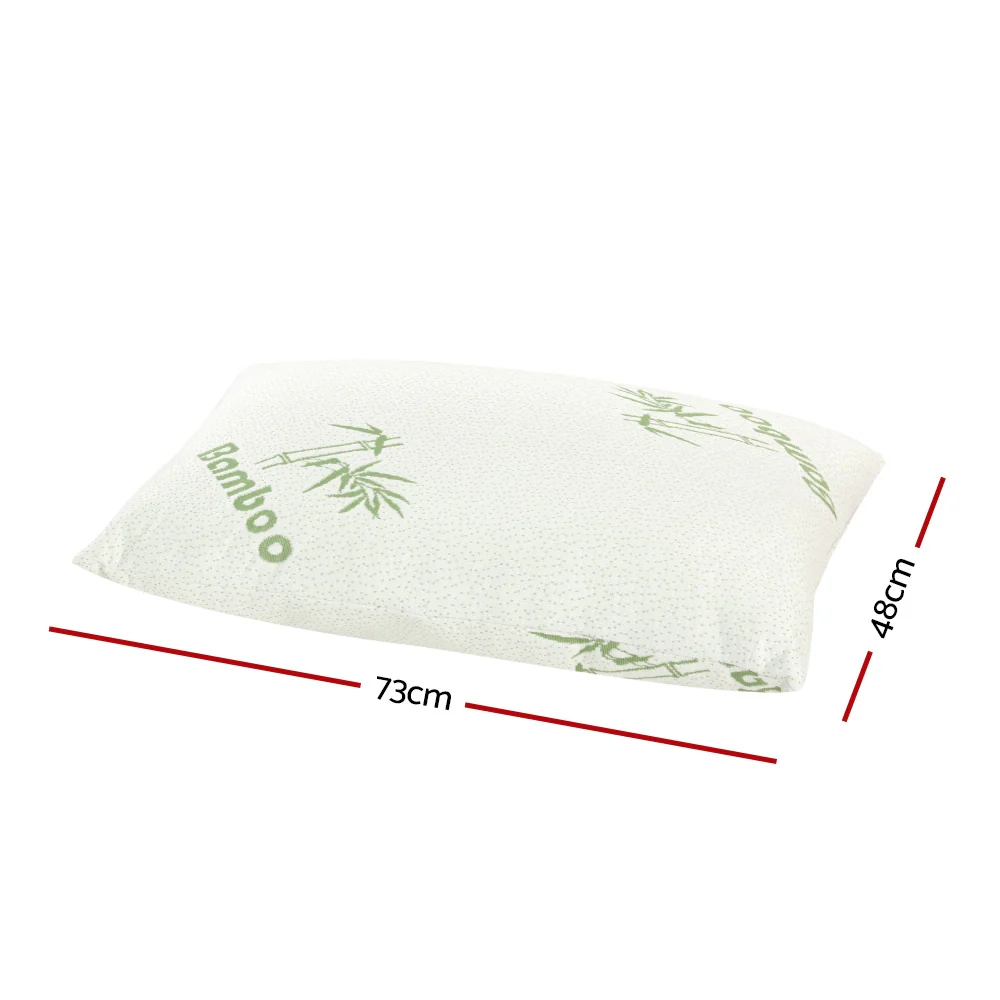 Giselle Bedding Bamboo Pillow | 4 Pack | Family Hotel Pack - Image 2