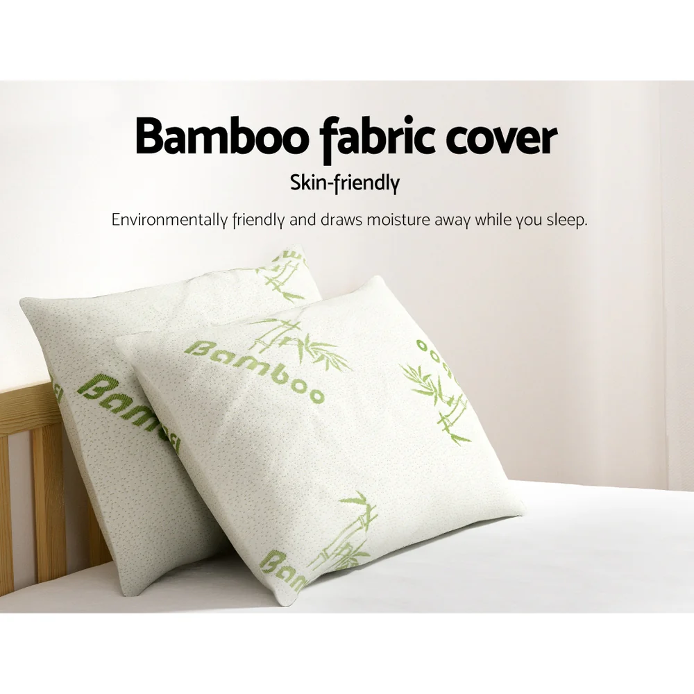 Giselle Bedding Bamboo Pillow | 4 Pack | Family Hotel Pack - Image 6
