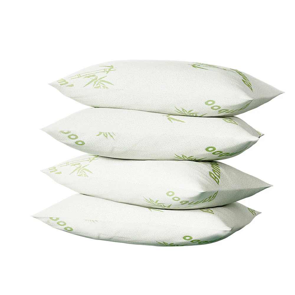 Giselle Bedding Bamboo Pillow | 4 Pack | Family Hotel Pack - Image 7