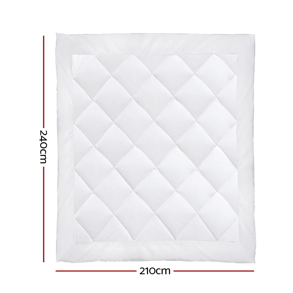 Giselle Bedding | Bamboo Microfibre Quilt | 400GSM | Summer | King - Image 5
