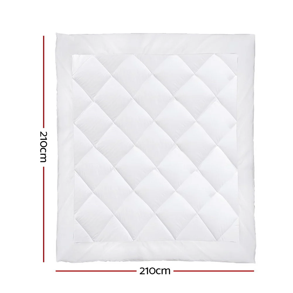 Giselle Bedding | Bamboo Microfibre Quilt | 400GSM | Summer | Queen - Image 5