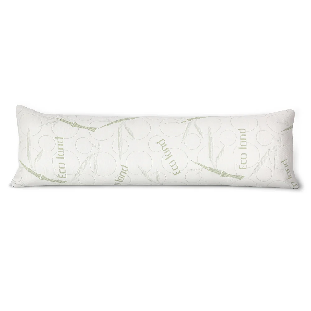 Body Pillow | Memory Foam Fill, Bamboo Cover, 120 × 36 × 24 cm