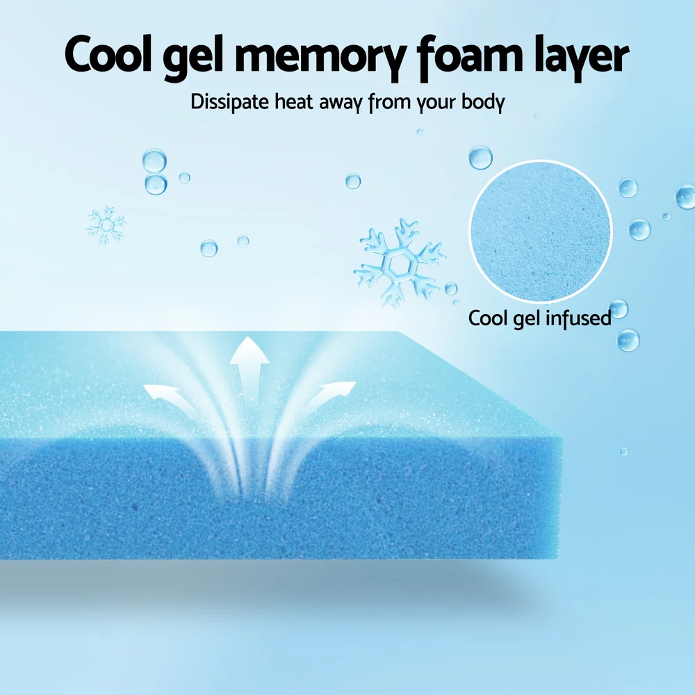 Giselle Bedding | Cool Gel Memory Foam Mattress | 15cm | Double - Image 9