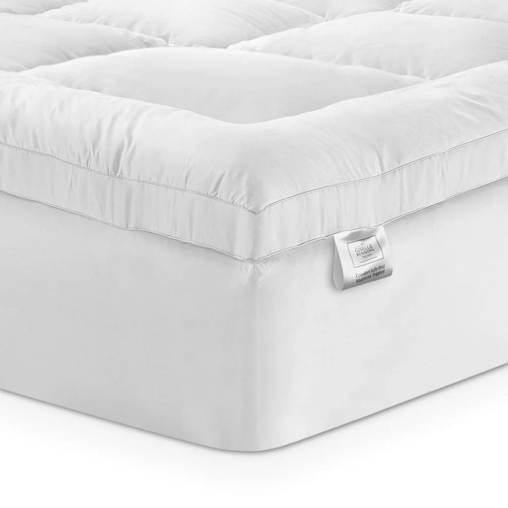 1000GSM Bamboo Pillowtop Mattress Topper | 5cm | Queen | Giselle Bedding - Image 7