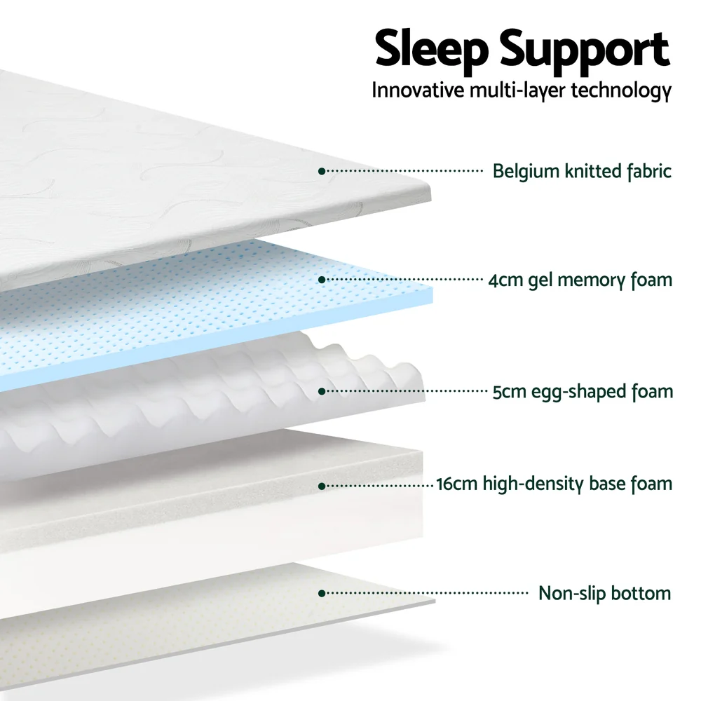 Giselle Bedding | Cool Gel Memory Foam Mattress | 25cm | Single - Image 5