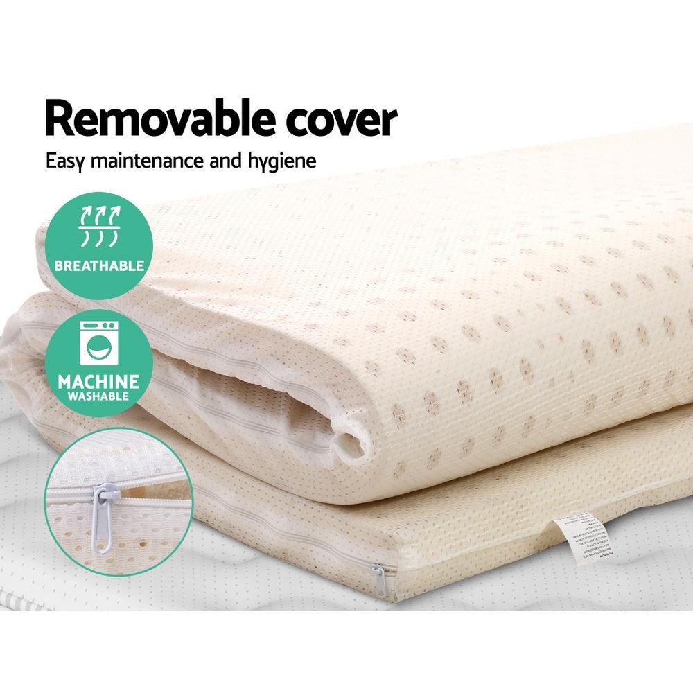 Giselle Bedding | Latex Mattress Topper | 7-Zone | 5cm | Queen - Image 6