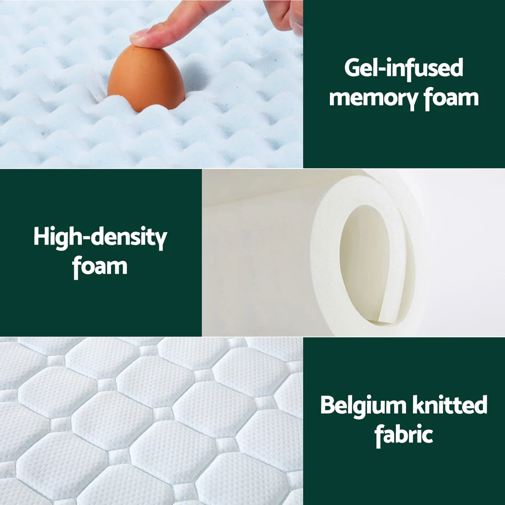 Giselle Bedding | Cool Gel Memory Foam & Bonnell Spring Mattress | 25cm | Single - Image 6