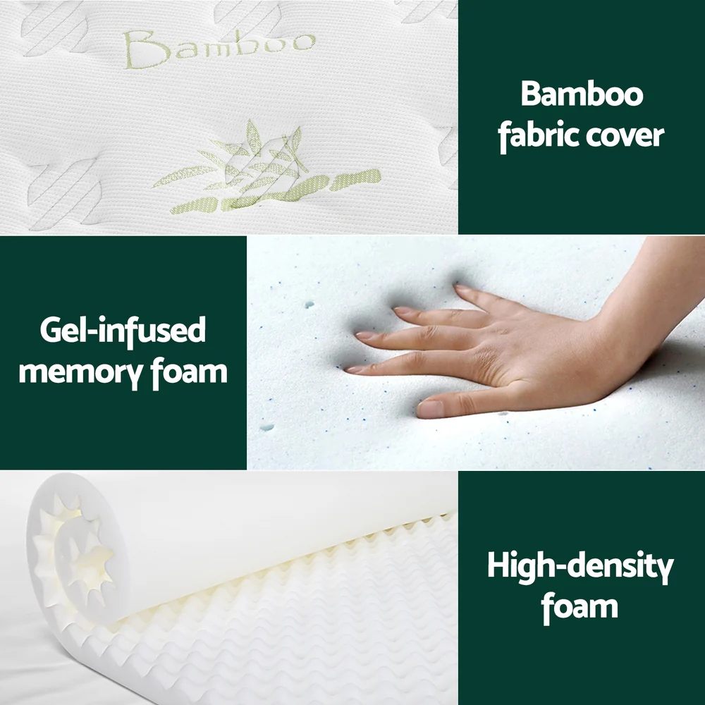 Giselle Bedding | Cool Gel Memory Foam & Pocket Spring Mattress | 30cm | King - Image 5