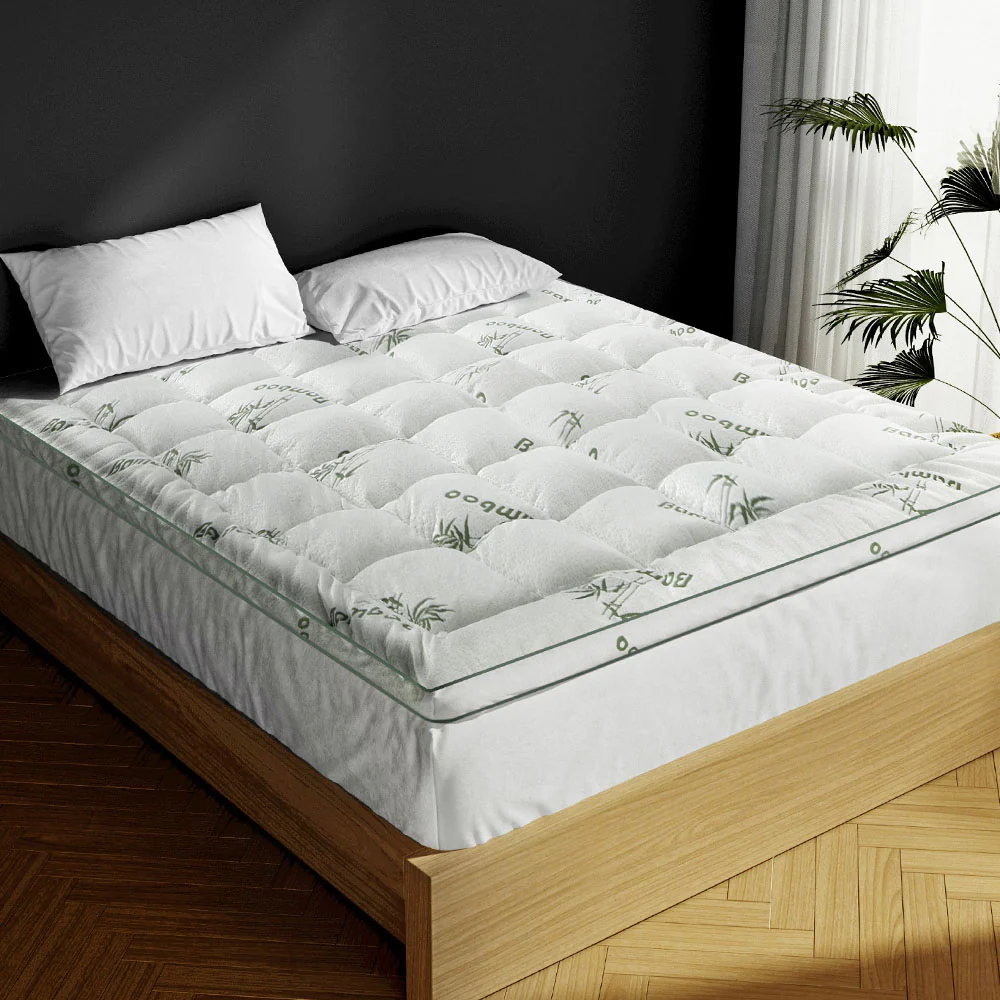 Giselle Bedding | Bamboo Cover Pillowtop Mattress Topper | 5cm | Single - Image 8