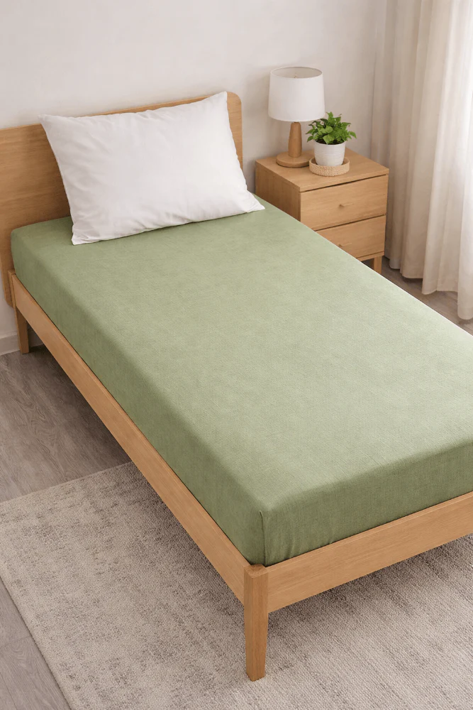 Honey & Stitch | Organic Bamboo Fitted Sheet | Single - Image 3